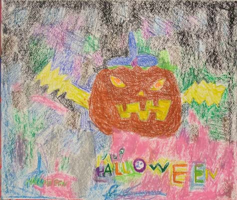 こ　ど　も　絵画教室　ハロウィンハロウィン　その１