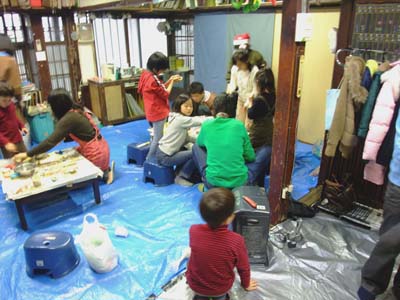 京都の絵画教室ＯＷＬ（こ ど も 工作）キャンドルクラフト