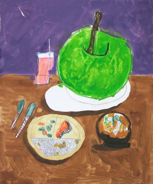 子供絵画工作教室　食欲の秋