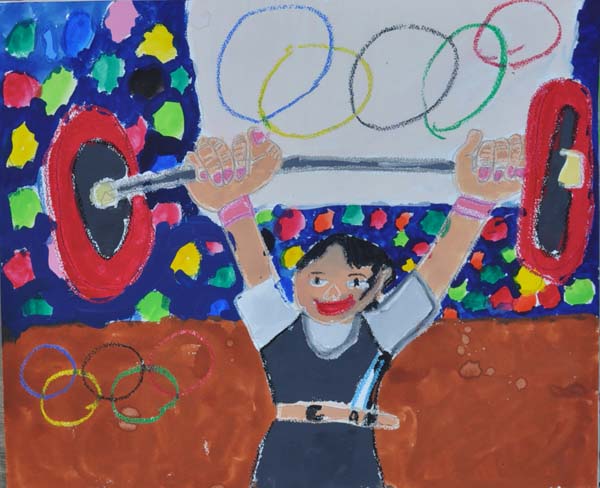 子供アトリエ　オリンピックの絵