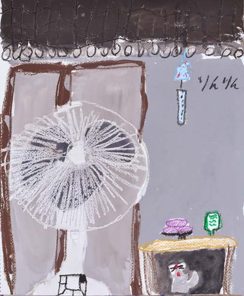 子供アトリエ　扇風機の絵２