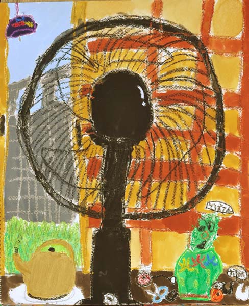 子供アトリエ　扇風機の絵２