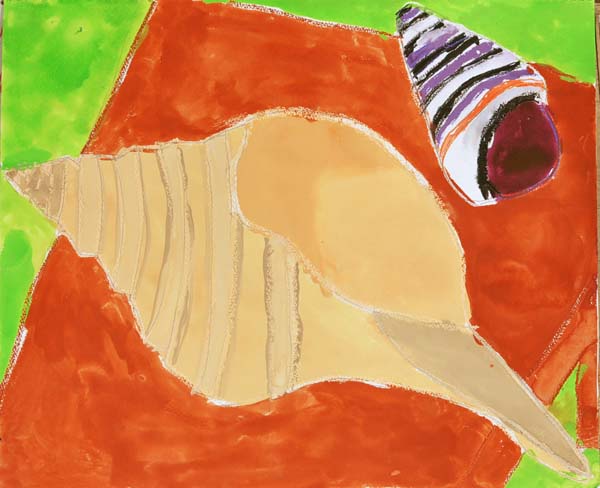 子供アトリエ　貝の絵１