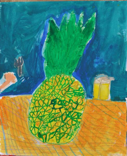 子供アトリエ　パイナップルの絵１