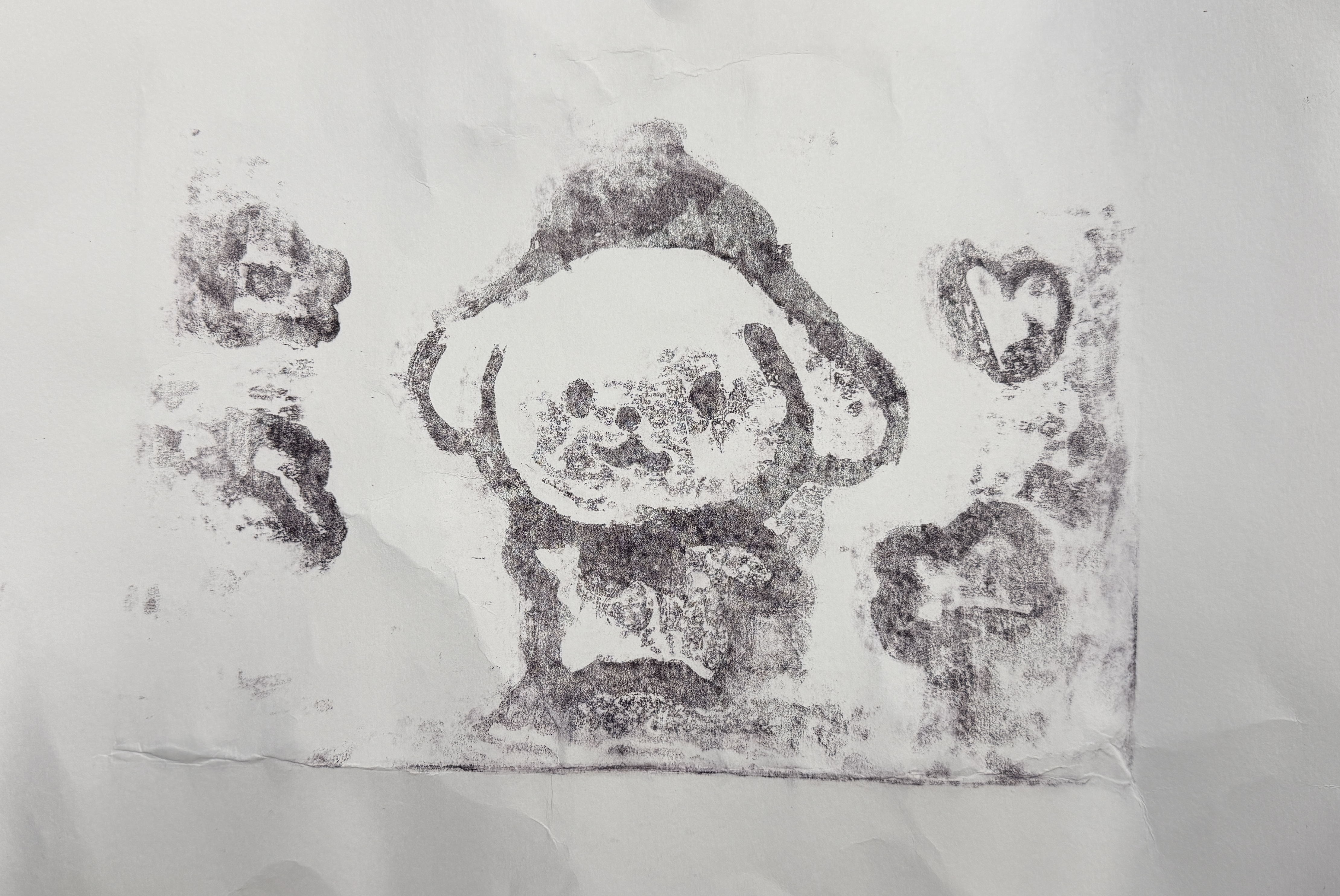 京都の子供絵画教室 OWL美術研究所 キッチンリトグラフの作品例