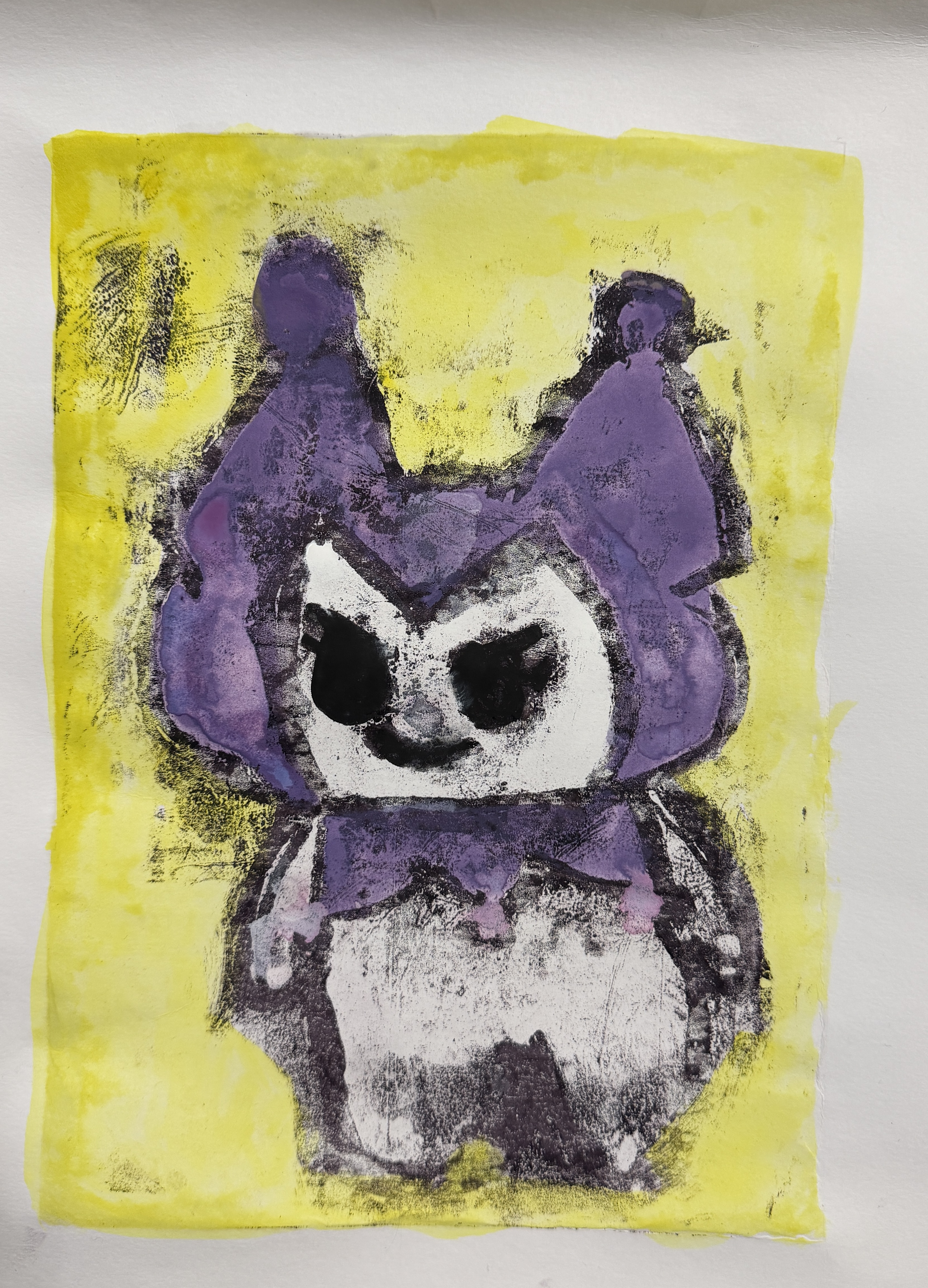 京都の子供絵画教室 OWL美術研究所 キッチンリトグラフの作品例