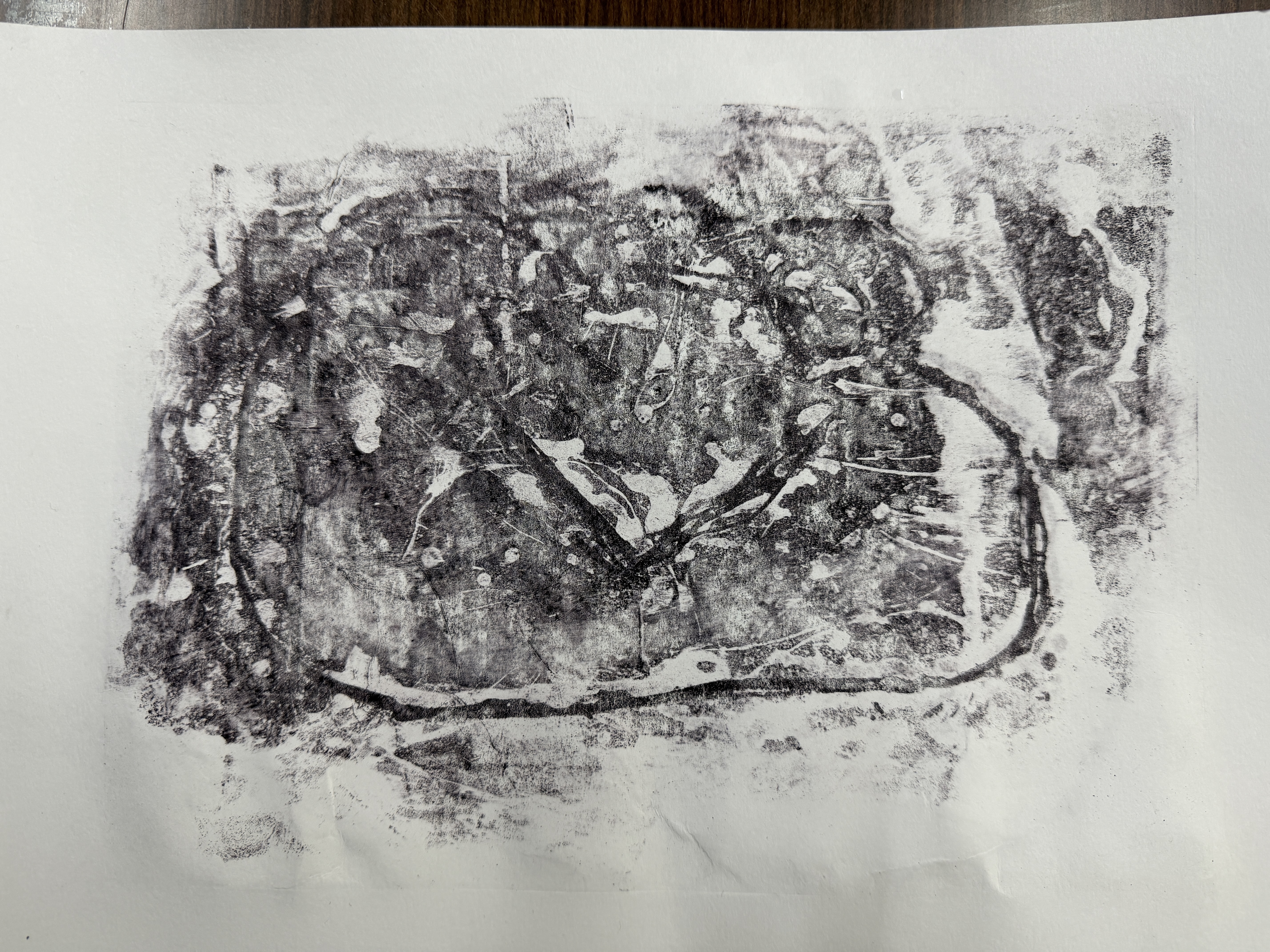 京都の子供絵画教室 OWL美術研究所 キッチンリトグラフの作品例