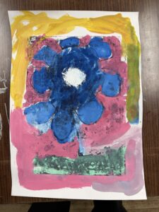 京都の子供絵画教室 OWL美術研究所 キッチンリトグラフの作品例