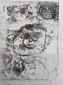京都の子供絵画教室 OWL美術研究所 キッチンリトグラフの作品例