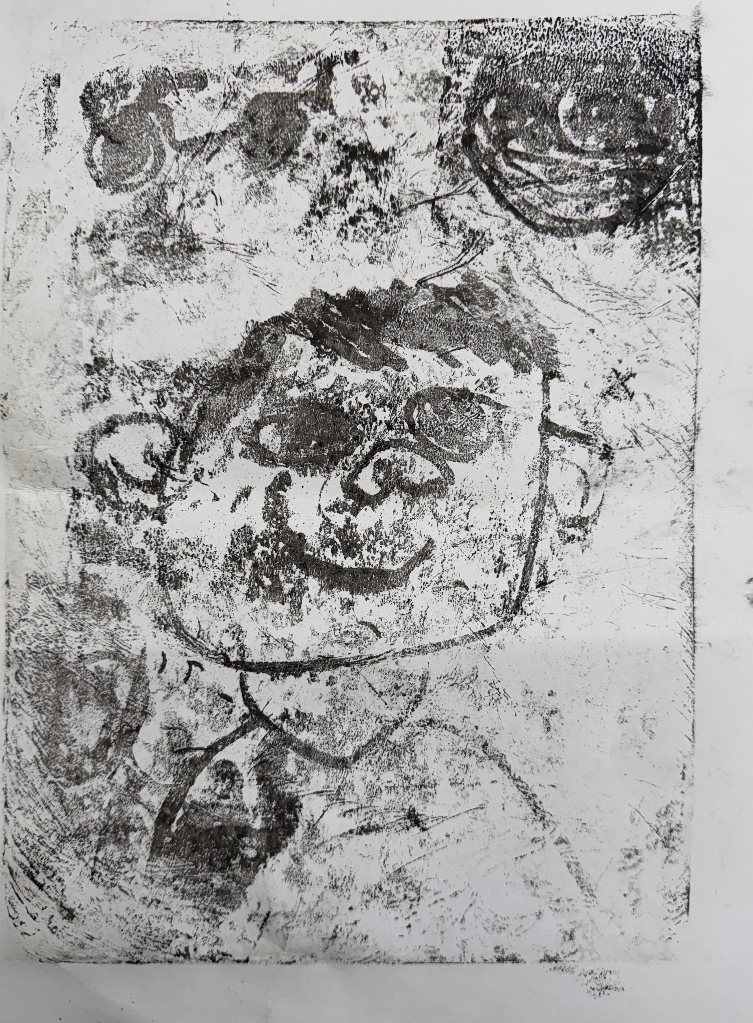 京都の子供絵画教室 OWL美術研究所 キッチンリトグラフの作品例