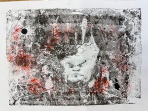 京都の子供絵画教室 OWL美術研究所 キッチンリトグラフの作品例