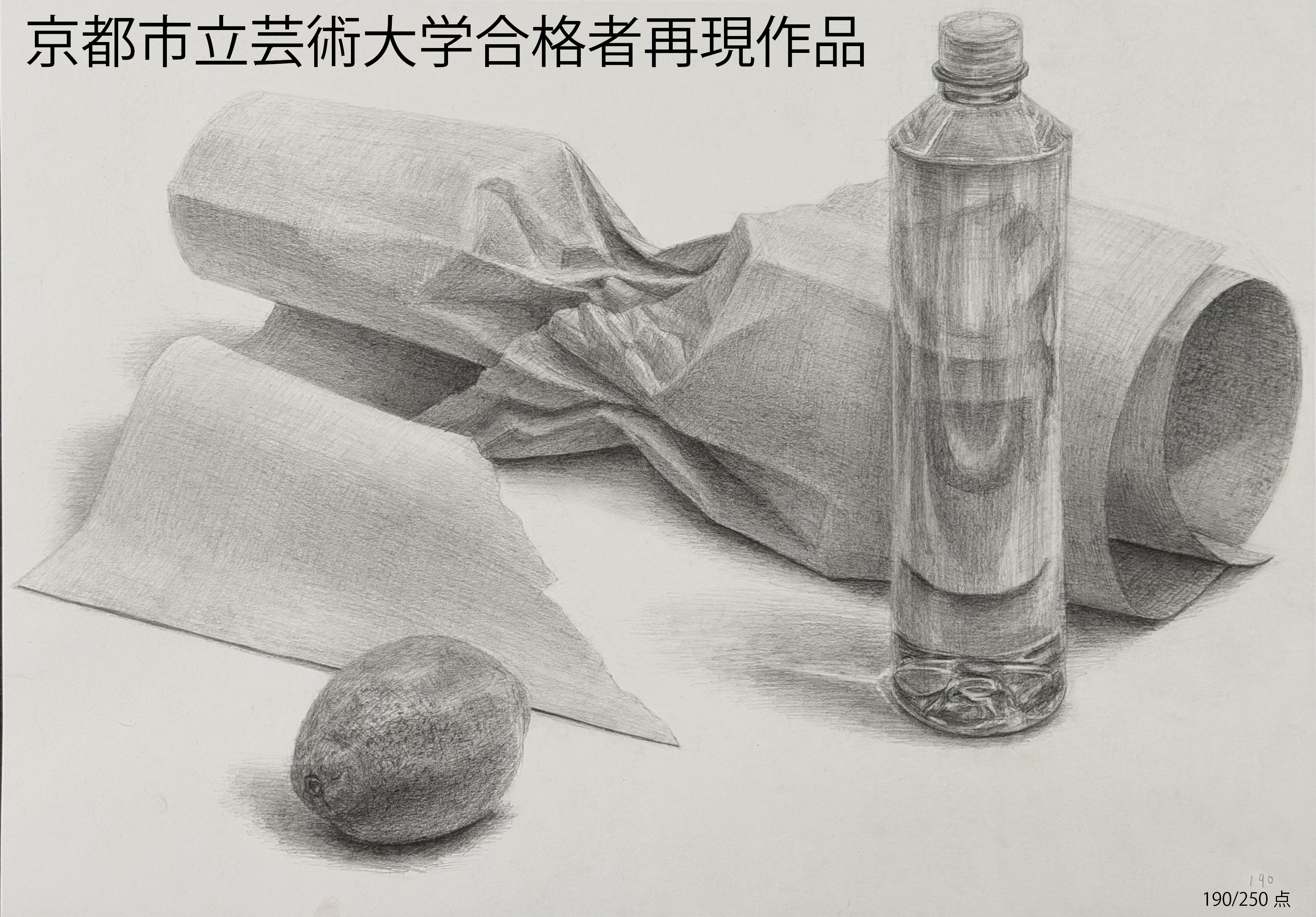 京都市立芸術大学合格者再現作品