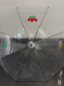 京都の絵画教室OWL美術研究所生徒作品
透明ビニール傘に描かれた絵