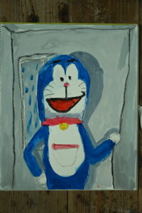絵画教室OWL美術研究所の願い事をテーマにした子供アトリエ作品
ドラえもんがほしい